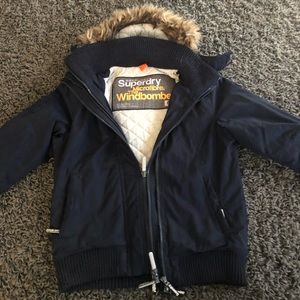 Super dry wind bomber jacket